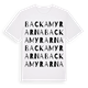 Backamyrarna ordlek t-shirt