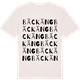 Vintage White t-shirt med Bäckäng ordlek t-shirt