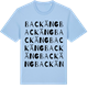 Blue Soul t-shirt med Backäng ordlek t-shirt