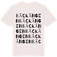 Vintage White t-shirt med Bäckängen ordlek t-shirt