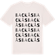 Vintage White t-shirt med Backås ordlek t-shirt