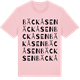 Pink Cotton t-shirt med Bäckåsen ordlek t-shirt