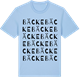 Blue Soul t-shirt med Bäcke ordlek t-shirt