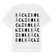 Bäckebol ordlek t-shirt