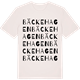 Vintage White t-shirt med Bäckehagen ordlek t-shirt