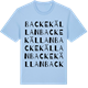 Blue Soul t-shirt med Backekällan ordlek t-shirt