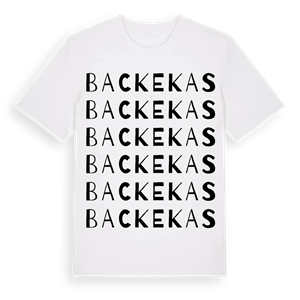 Backekas ordlek t-shirt – ekologisk bomull t-shirt från Pinshirt