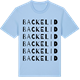 Blue Soul t-shirt med Backelid ordlek t-shirt