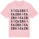 Pink Cotton t-shirt med Bäcken ordlek t-shirt
