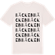 Vintage White t-shirt med Bäcken ordlek t-shirt