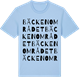 Blue Soul t-shirt med Bäckenområdet ordlek t-shirt