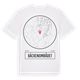White t-shirt med Bäckenområdet t-shirt