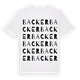 Backer ordlek t-shirt