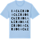 Blue Soul t-shirt med Backerud ordlek t-shirt