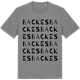 Mid Heather Gray t-shirt med Backes ordlek t-shirt