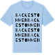 Blue Soul t-shirt med Backestommen ordlek t-shirt