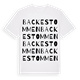 Backestommen ordlek t-shirt