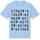 Blue Soul t-shirt med Bäckevik ordlek t-shirt