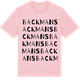 Pink Cotton t-shirt med Backmans ordlek t-shirt