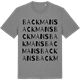 Mid Heather Gray t-shirt med Backmans ordlek t-shirt