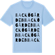 Blue Soul t-shirt med Backögården ordlek t-shirt