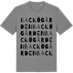 Mid Heather Gray t-shirt med Backögården ordlek t-shirt