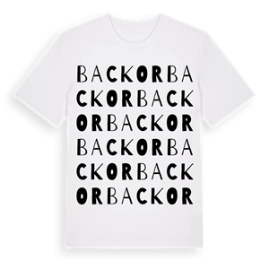 Backor ordlek t-shirt – ekologisk bomull t-shirt från Pinshirt