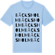 Blue Soul t-shirt med Bäcksholm ordlek t-shirt