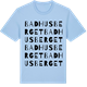 Blue Soul t-shirt med Badhusberget ordlek t-shirt