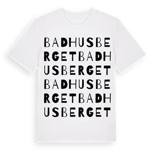 Badhusberget ordlek t-shirt – ekologisk bomull t-shirt från Pinshirt