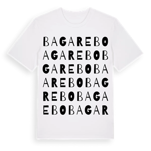 Bagarebo ordlek t-shirt – ekologisk bomull t-shirt från Pinshirt