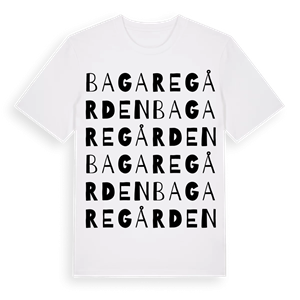 Bagaregården ordlek t-shirt – ekologisk bomull t-shirt från Pinshirt