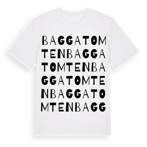 Baggatomten ordlek t-shirt – ekologisk bomull t-shirt från Pinshirt