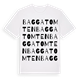 Baggatomten ordlek t-shirt