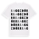 Baggedörr ordlek t-shirt
