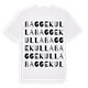 Baggekulla ordlek t-shirt