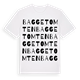Baggetomten ordlek t-shirt