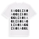 White t-shirt med Bagglebo ordlek t-shirt