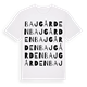 Bajgården ordlek t-shirt