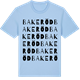 Blue Soul t-shirt med Bakeröd ordlek t-shirt