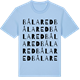 Blue Soul t-shirt med Bålared ordlek t-shirt