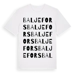 Baljefors ordlek t-shirt – ekologisk bomull t-shirt från Pinshirt
