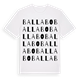 Ballabo ordlek t-shirt