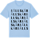 Blue Soul t-shirt med Bällskär ordlek t-shirt