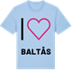 Blue Soul t-shirt med Jag älskar Baltås t-shirt stort tryck