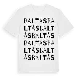 Baltås ordlek t-shirt – ekologisk bomull t-shirt från Pinshirt