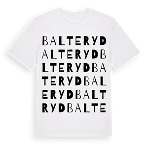 Balteryd ordlek t-shirt – ekologisk bomull t-shirt från Pinshirt