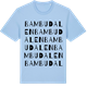 Blue Soul t-shirt med Bambudalen ordlek t-shirt