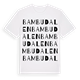 Bambudalen ordlek t-shirt