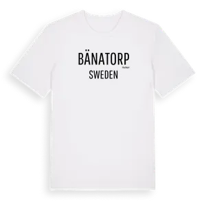 Bänatorp i Sverige t-shirt – ekologisk bomull t-shirt från Pinshirt